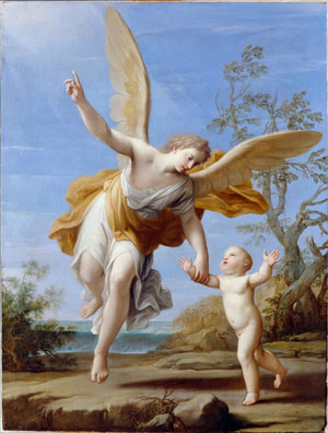 The Guardian Angel by Franceschini Marcantonio