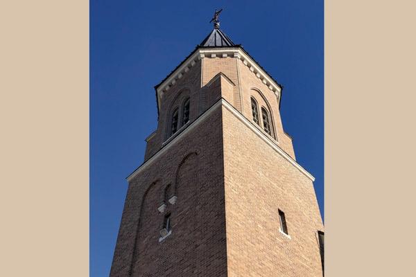 Honorable mention: At the foot of St. Joseph Church’s steeple tower in Conway, by Jay W. Kutchka of Fort Smith.