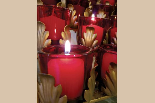 Honorable mention: Prayer candles in Blessed Sacrament Church by Caroline Brodell of Jonesboro.