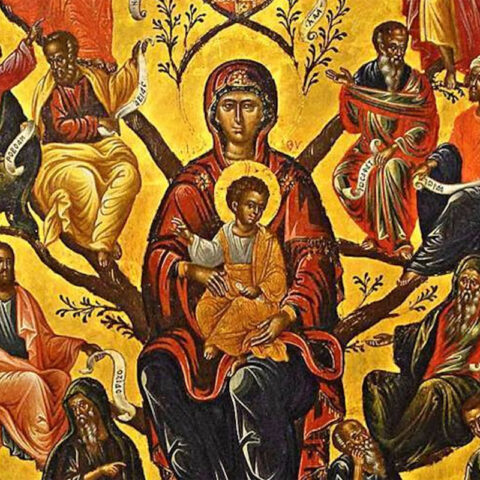 The icon, Tree of Jesse, by created by Victor of Crete in 1674. (Wikimedia Commons)