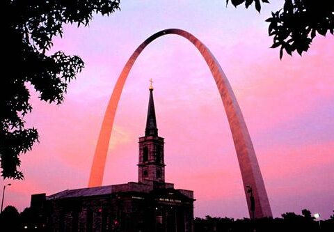 The Basilica of St. Louis, King of France, known to locals simply as the Old Cathedral, was founded in 1770 and built in 1834. It is the oldest cathedral west of the Mississippi.