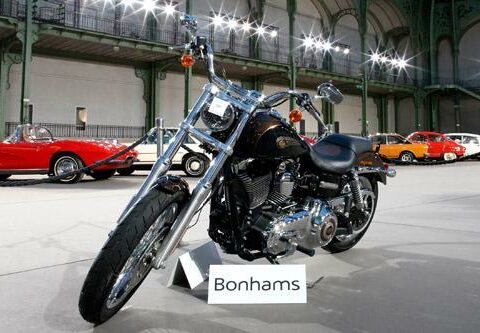 Harley-Davidson gave Pope Francis this new Dyna Super Glide in June; the pope autographed and put it up for auction, raising $326,000 for a Rome soup kitchen and homeless shelter.