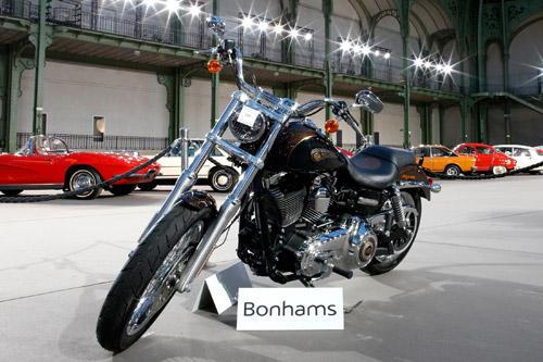 Harley-Davidson gave Pope Francis this new Dyna Super Glide in June; the pope autographed and put it up for auction, raising $326,000 for a Rome soup kitchen and homeless shelter.