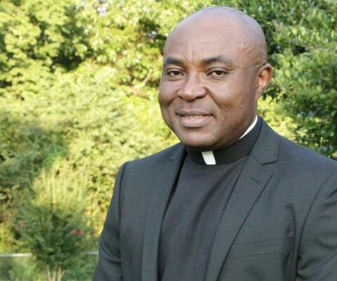 Father Athanasius Okeiyi, pastor of St. Paul the Apostle Church in Pocahontas, celebrated his 25th jubilee as a priest July 13. He came to the United States from his native Nigeria in 2007.