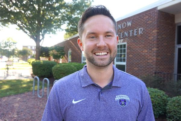 Steven Shook, 26, works at the University of Central Arkansas in Conway as an assistant director for student leadership. He is the music director for Immaculate Heart of Mary in North Little Rock (Marche).