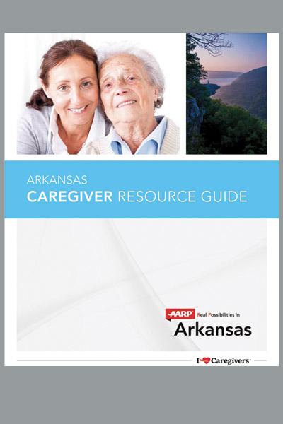 The Arkansas Caregiver Resource Guide is a free booklet available from AARP Arkansas at http://bit.ly/caregiversguide2018.