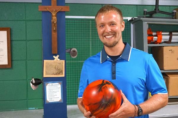 Jeremy Elsinger, 30, is a math teacher and head bowling coach at St. Joseph School in Conway. He said he enjoys helping students develop a competitive edge.