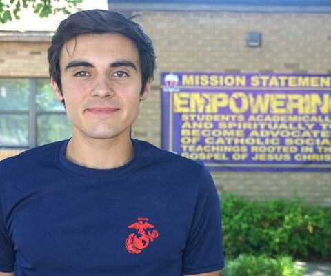 Will Schichtl, 18, of Mayflower, said Catholic education at St. Joseph School in Conway helped the desire to live a life of service. He will leave for basic training in the U.S. Marine Reserves in October.