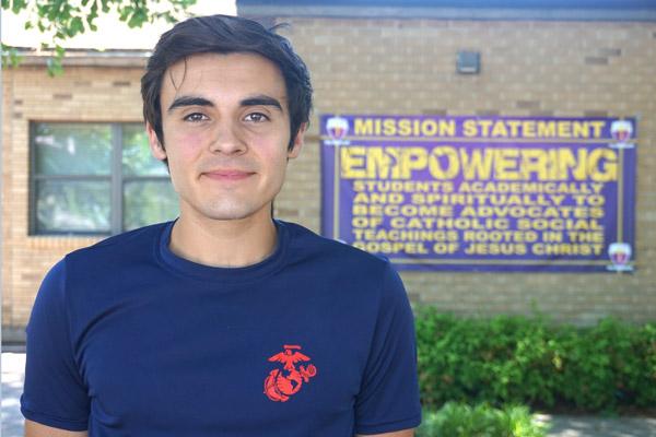 Will Schichtl, 18, of Mayflower, said Catholic education at St. Joseph School in Conway helped the desire to live a life of service. He will leave for basic training in the U.S. Marine Reserves in October.