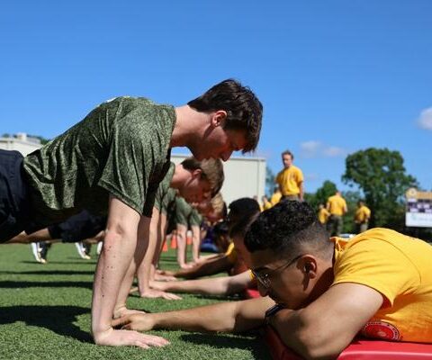 Catholic High's Marine Corps Junior ROTC physical fitness team won its sixth straight national title. Their coach, Sgt. Maj. R.S. Jernigan, who is retiring this year, has won nine national titles in 14 years with the Little Rock school.