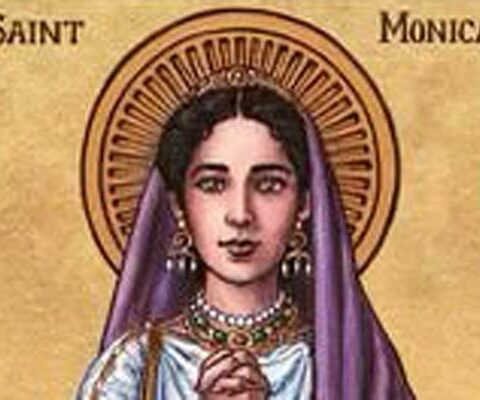 St. Monica, the patron saint of wives and abuse victims, often prayed for her son, St. Augustine, to turn to Christianity. After 17 years, he did.