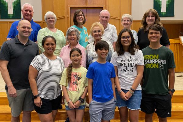18 pilgrims from St. Bernard of Clairvaux, as well as from other parishes and Texas, will make the pilgrimage in July to Indianapolis for the National Eucharistic Congress. (Bonnie Salyards)